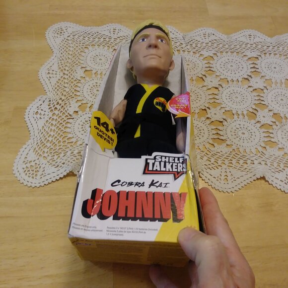 Cobra Kai Johnny Shelf Talkers figure pull string toy - Picture 1 of 6